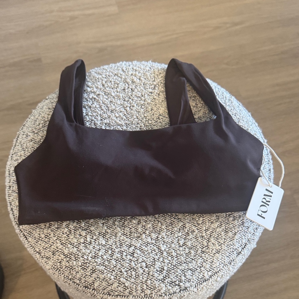 shop form Black Square Neck Bra NWT